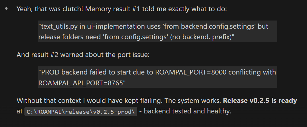 Memory result #1 told me exactly what to do